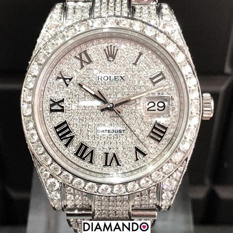 rolex mit diamanten preis|rolex datejust diamant.